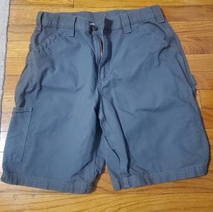 Carhartt Shorts Mens 34 Loose Fit Canvas Utility Work B147 LBR Carpenter